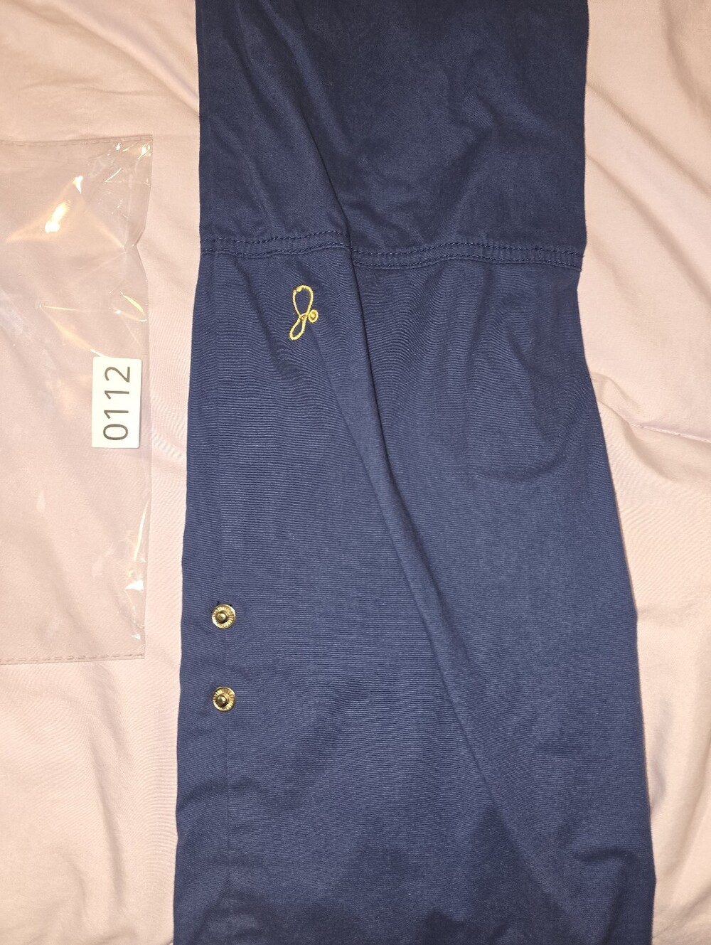 Jaanuu Navy Blue Cargo Scrub Pants - Size Medium - Picture 2 of 5